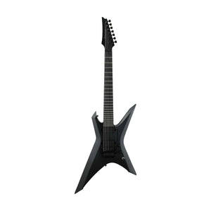 Ibanez Iron Label XPTB720-BKF 7-String Electric Guitar w/Bag, Black Flat