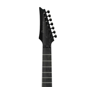 Ibanez Iron Label XPTB720-BKF 7-String Electric Guitar w/Bag, Black Flat