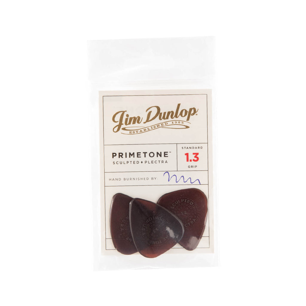 Jim Dunlop 510 Primetone Standard Grip Pick, 1.3mm, 3-Pack