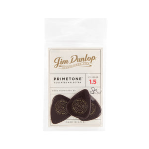 Jim Dunlop 511 Primetone Standard Smooth Pick, 1.5mm, 3-Pack