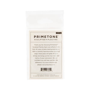 Jim Dunlop 514 Primetone Semi-Round Smooth Pick, 1.3mm, 3-Pack