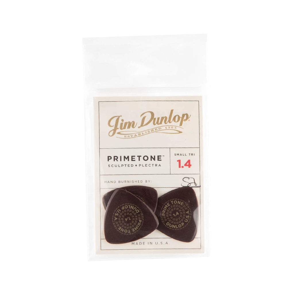 Jim Dunlop 517P 1.4 Primetone Small Triangle Pick, 3-Pick Player's Pack