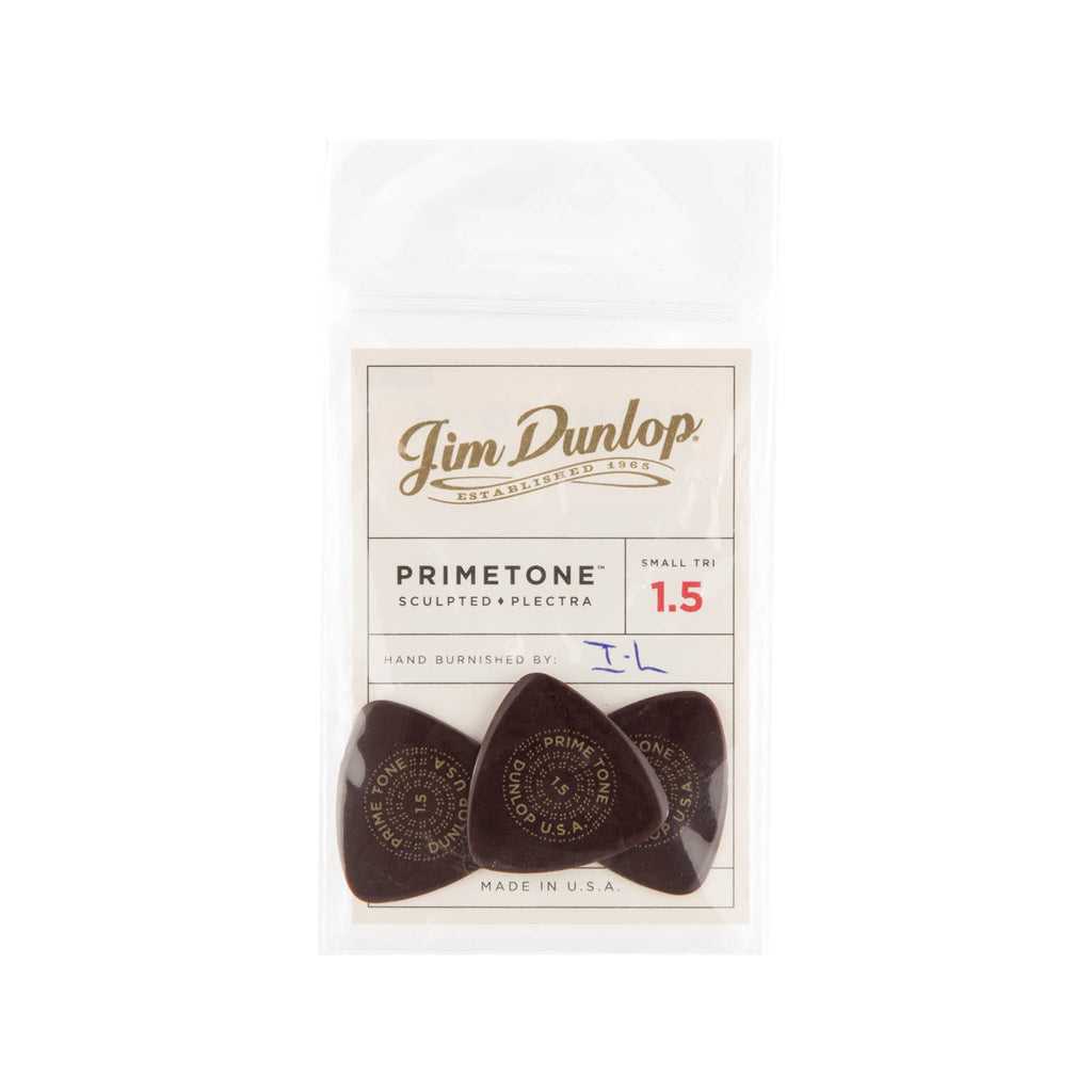 Jim Dunlop 517P 1.5 Primetone Small Triangle Pick, 3-Pick Player's Pack