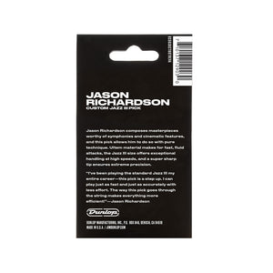 Jim Dunlop 561PJR Jason Richardson Signature 1.38MM Guitar Pick, 6-Pack
