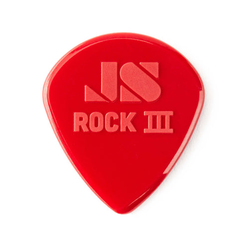 Jim Dunlop 570P1.38 RockIII Nylon Custom Jazz III Guitar Pick, Pack of 6