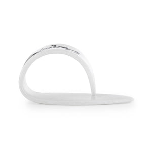 Jim Dunlop 9002P White Thumbpick, Medium, 4-Pack