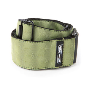 Jim Dunlop D67-10 Jacquard Hexagon Echo Olive Guitar Strap