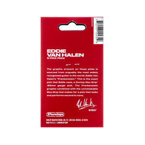 Jim Dunlop EVHP02 EVH Frankenstein Guitar Pick, 6-Pack