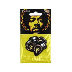 Jim Dunlop JHP16HV Jimi Hendrix Aura Mandala Guitar Pick