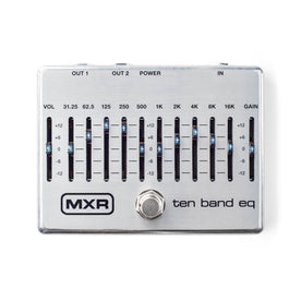 ギター MXR M108 Ten Band EQ Pedal de efeitos de guitarra MXR Ten Band EQ : Amazon.com.br