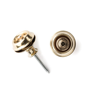 Jim Dunlop SLS1032BR Straplok Strap Retainers, Brass
