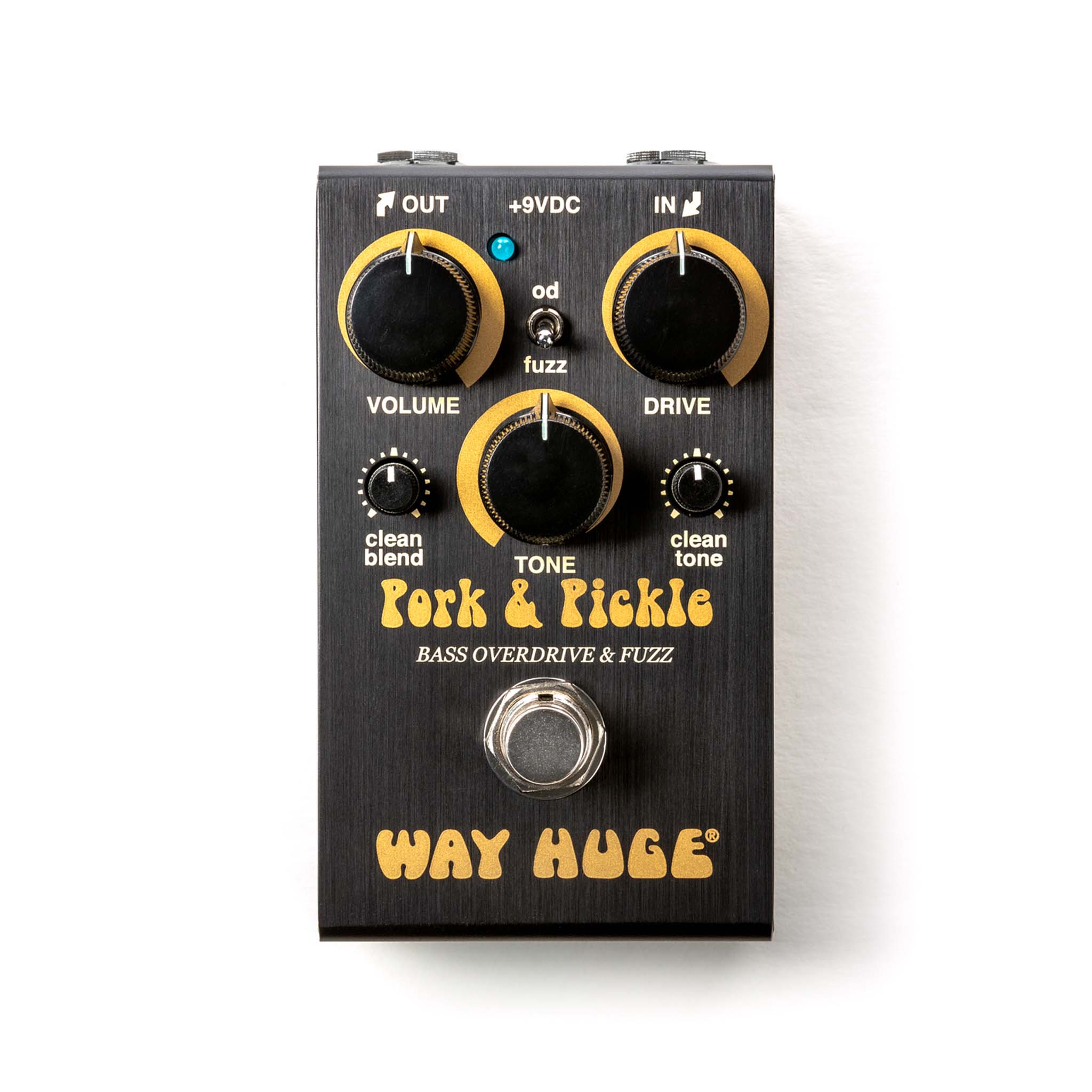 Way Huge WM91 Smalls Pork & Pickle Overdrive & Fuzz Bass Guitar Effects Pedal