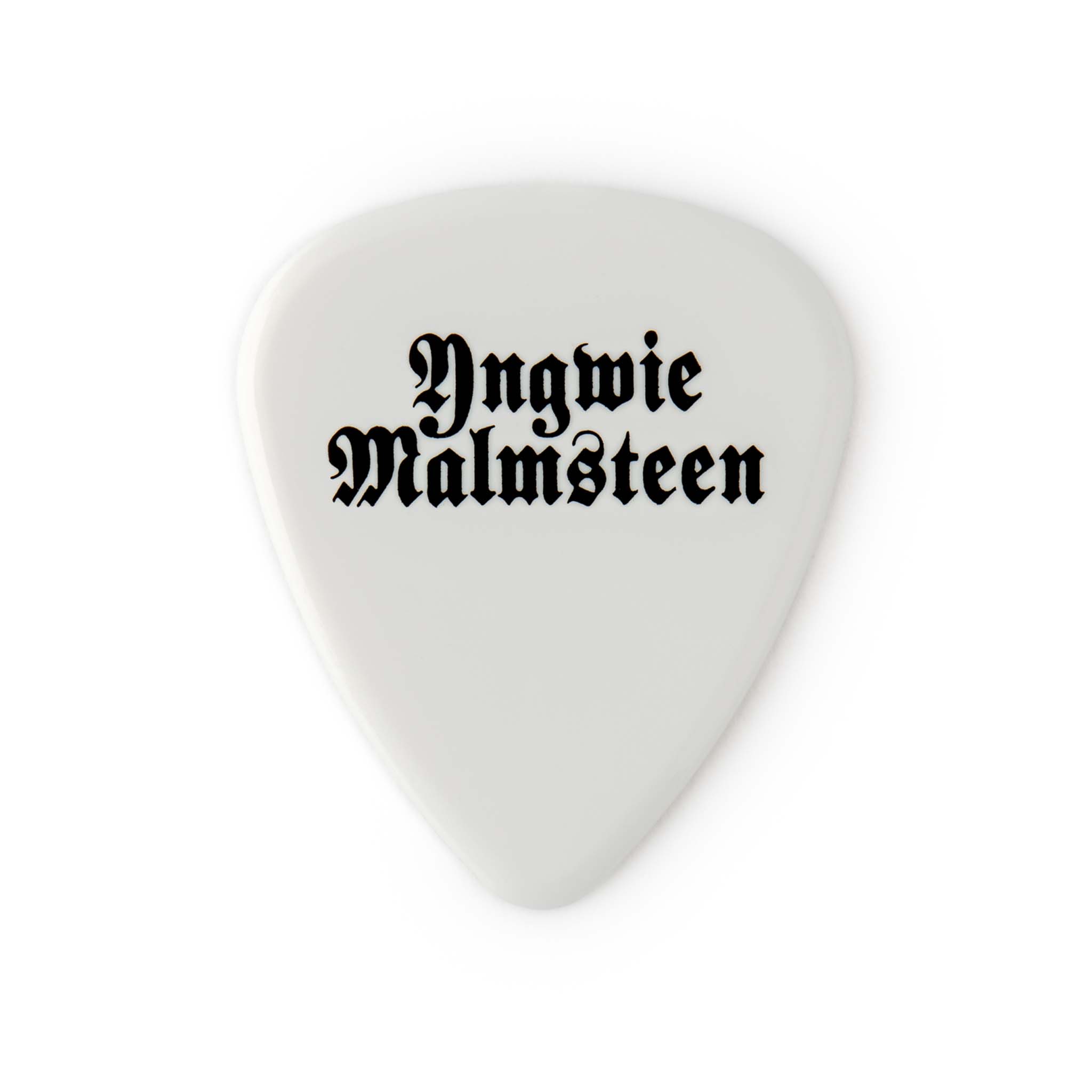 Jim Dunlop YJMP01WH Malmsteen Custom Delrin Guitar Pick, 1.5 mm, Pack of 6