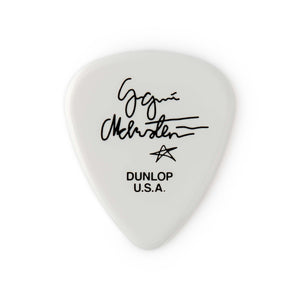 Jim Dunlop YJMP01WH Malmsteen Custom Delrin Guitar Pick, 1.5 mm, Pack of 6