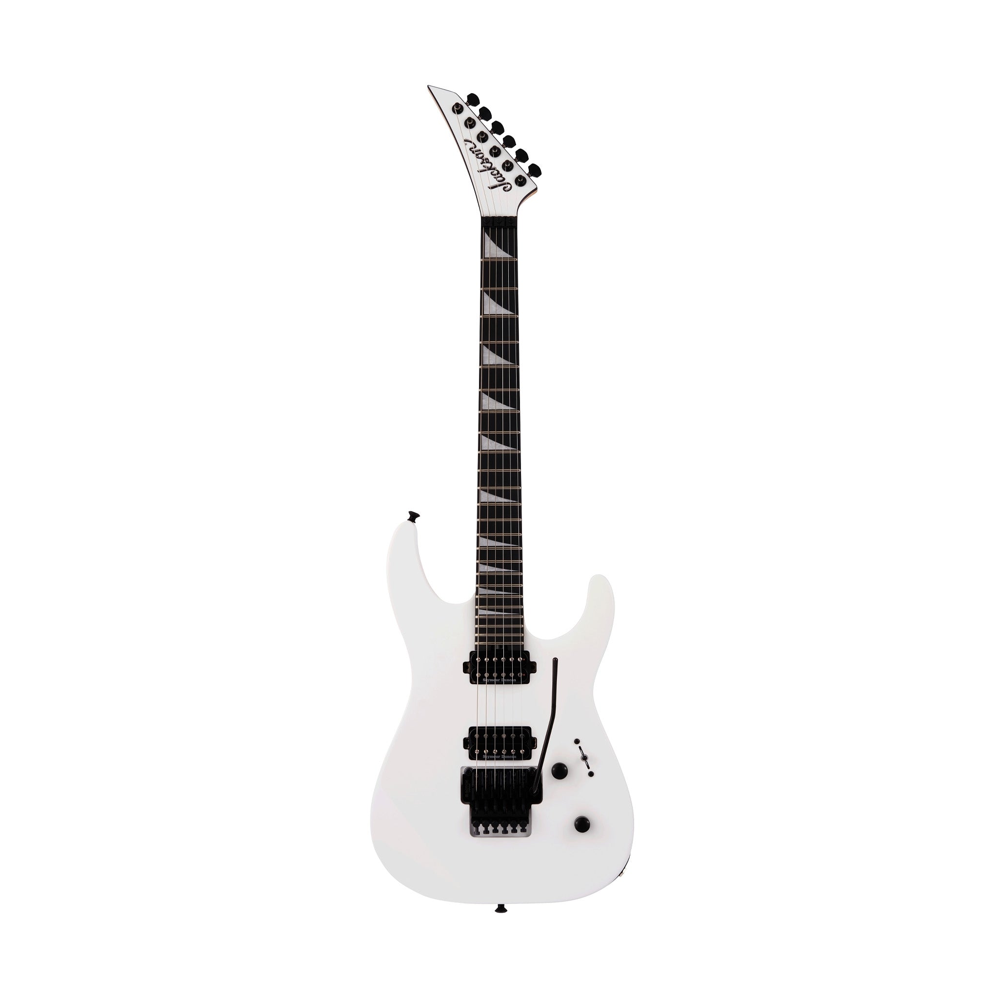Jackson MJ Series Dinky DKR MAH Electric Guitar, Ebony FB, Snow White