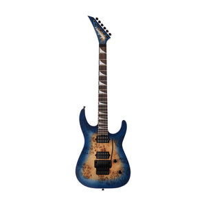 Jackson MJ Series Dinky DKRP Electric Guitar, Ebony FB, Transparent Blue Burst