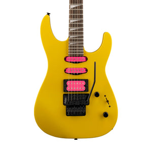 Jackson X Series Dinky DK3XR HSS Electric Guitar, Laurel FB, Caution Yellow