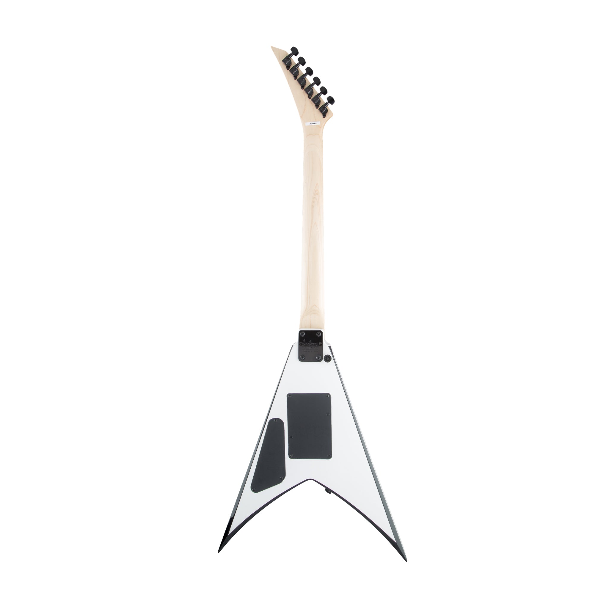 【美品】Jackson KING V VS32 White with Black Jackson JS Series King V JS32 Electric Guitar, Amaranth FB, White