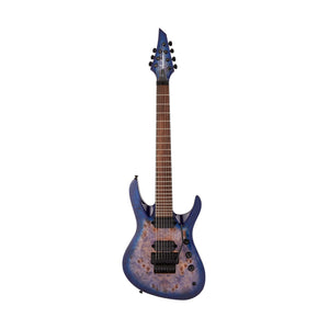Jackson Pro Series Signature Chris Broderick Soloist 7P Electric Guitar, Laurel FB, Transparent Blue
