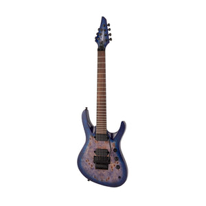 Jackson Pro Series Signature Chris Broderick Soloist 7P Electric Guitar, Laurel FB, Transparent Blue