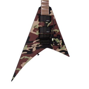 Jackson X Series Rhoads RRX24 Electric Guitar, Laurel FB, Woodland Camo