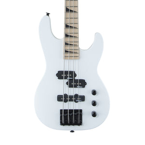 Jackson JS Series Concert Bass Minion JS1XM Guitar, Maple FB, Snow White