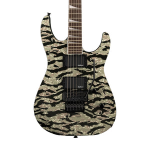 Jackson X Series Soloist SLX DX Camo Electric Guitar, Laurel FB, Tiger Jungle Camo