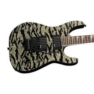 Jackson X Series Soloist SLX DX Camo Electric Guitar, Laurel FB, Tiger Jungle Camo
