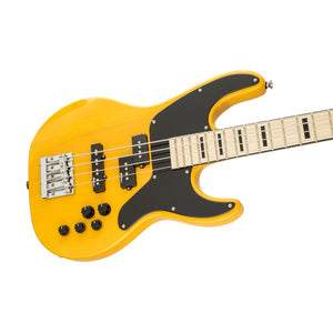 Jackson X Series Concert Bass CBXNTM IV Electric Bass Guitar, Maple FB, Butterscotch