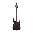 Jackson JS Series Dinky Arch Top JS22Q-7 DKA HT Electric Guitar Amaranth FB, Transparent Black Burst