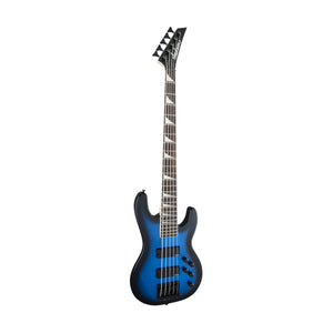 Jackson JS Series Concert Bass JS3V Guitar, Amaranth FB, Metallic Blue Burst