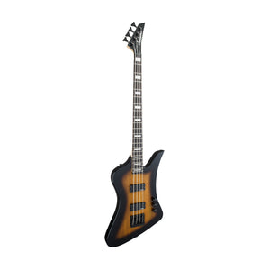 Jackson JS Series Kelly Bird Bass IV JS2 Guitar, Amaranth FB, Tobacco Burst
