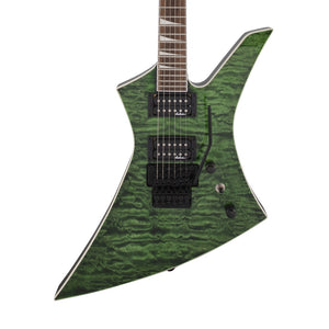 Jackson X Series KEXQ Kelly Electric Guitar, Laurel FB, Transparent Green