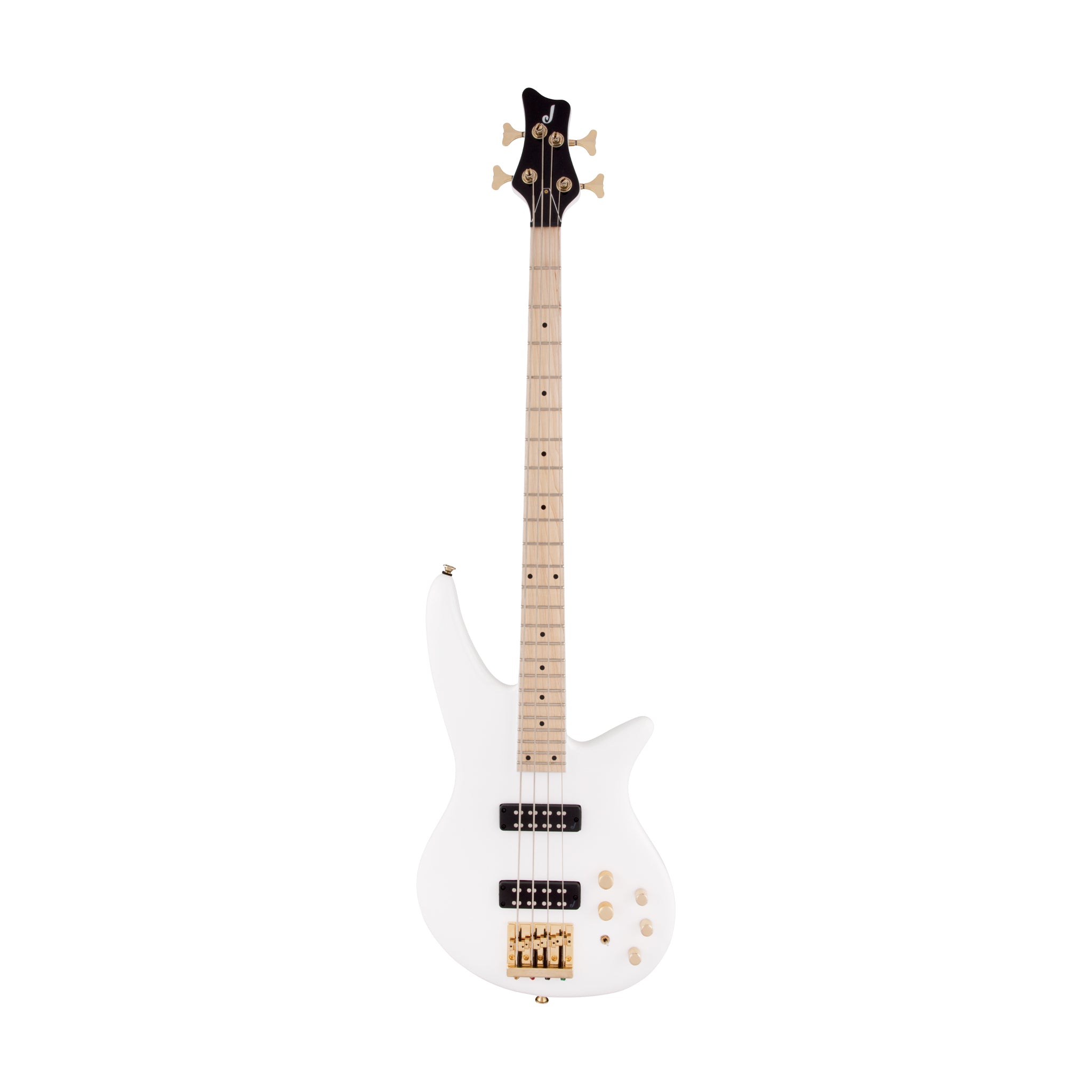 Jackson X Series Spectra SBXM 4-String Bass Guitar, Maple FB, Snow White