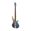 Jackson Pro Series Spectra SBP IV Bass Guitar, Caramelized Jatoba FB, Carribean Blue