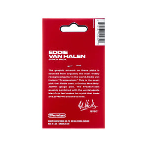 Jim Dunlop EVH102P.60 EVH Frankenstein 0.60MM Guitar Pick, 6-Pack