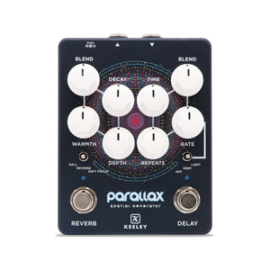 Keeley Parallax Spatial Delay & Reverb Ambient Generator Guitar Effects Pedal