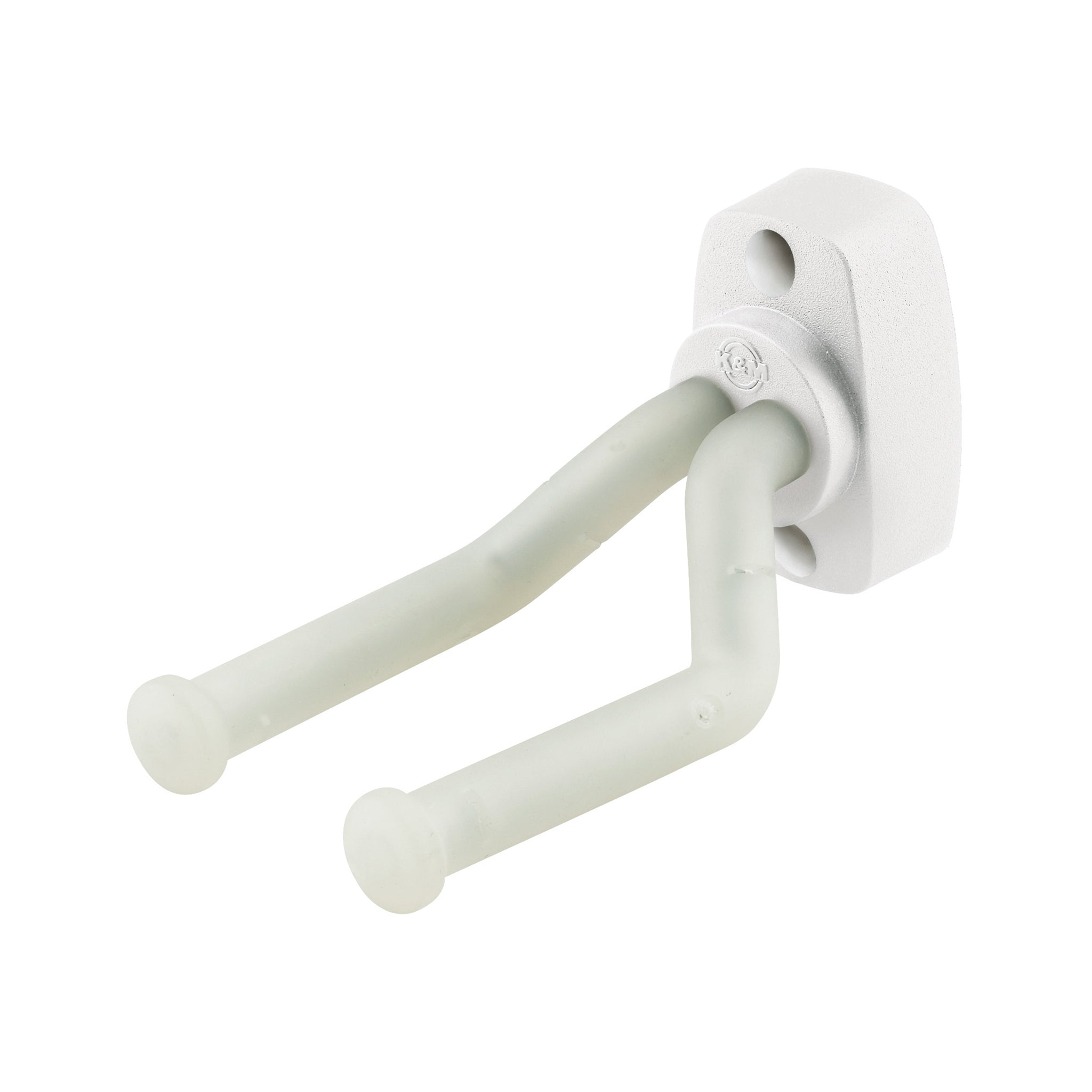 K&M 16280-014-00 Guitar Wall Mount Holder 162/8, White