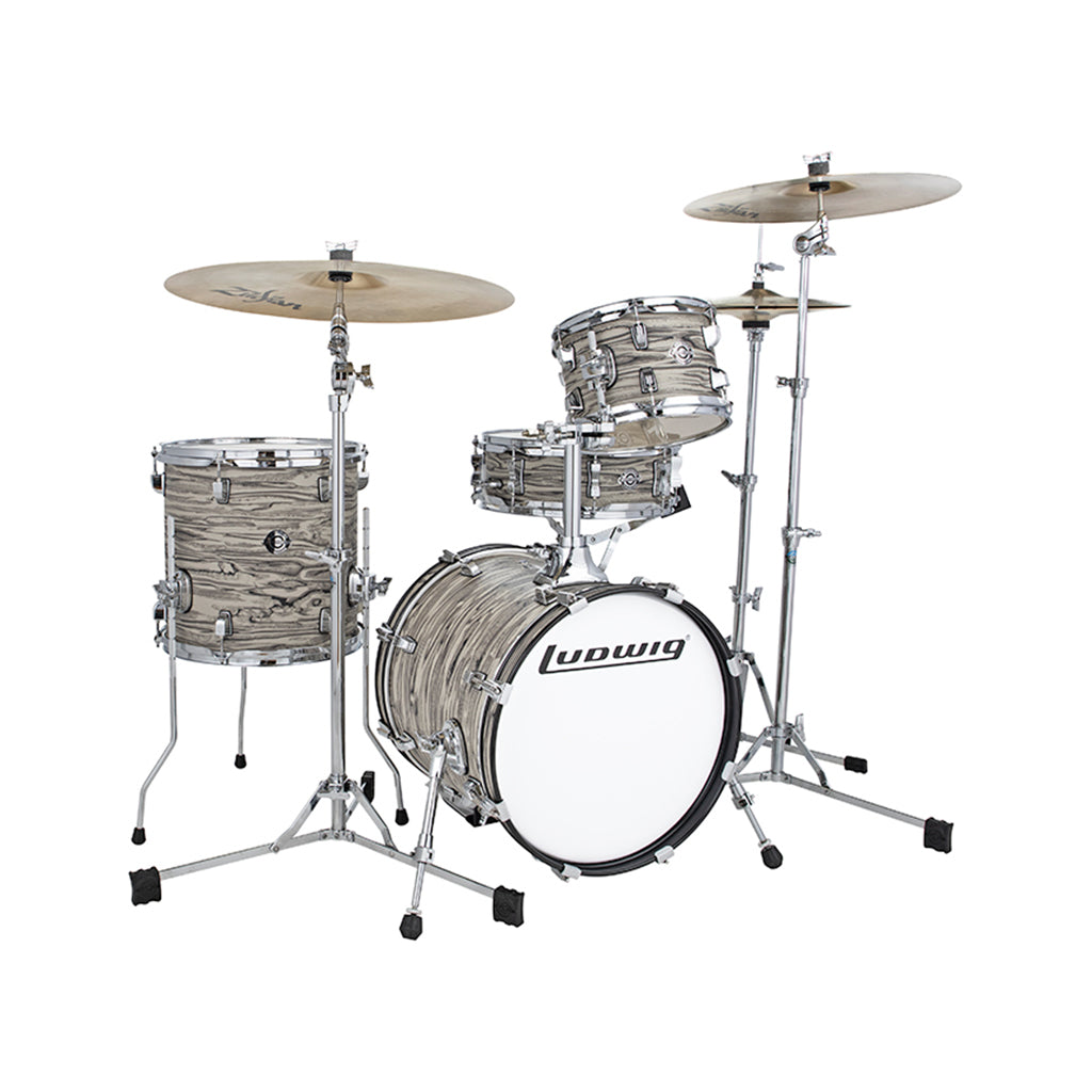 Ludwig LC179XX017 Breakbeats By Questlove 4-Piece Drum Kit w/ Bag, Sahara Swirl
