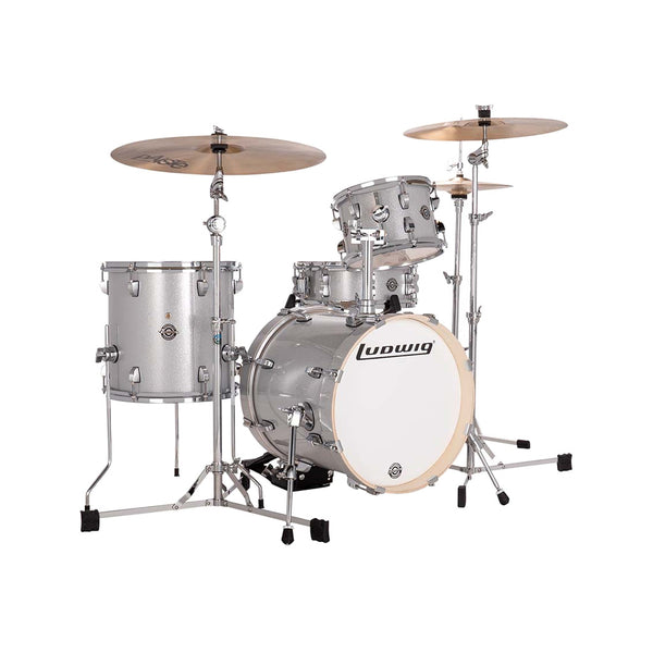 Drum Drops3枚+1 Ludwig LC2797 Breakbeats By Questlove 4-Piece Drum Kit w