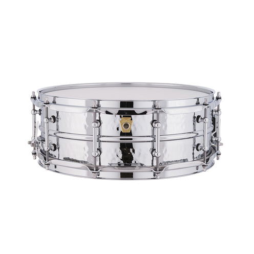 Ludwig LM400KT 5x14inch Supraphonic Chrome-Plated Aluminium Snare Drum, Hammered Shell, Tube Lugs