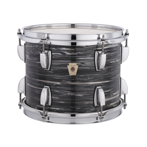 Ludwig LS403XX1Q 6.5x14inch Classic Maple Snare Drum, Vintage Black Oyster