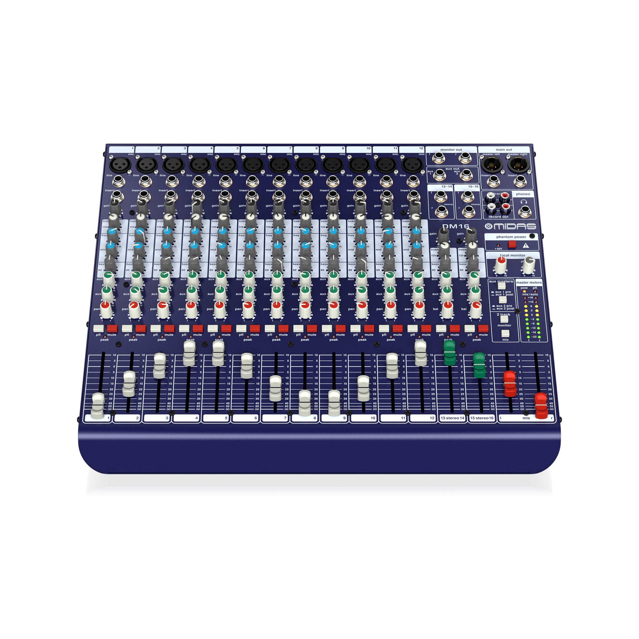 Midas DM16 16-channel Analog Mixer – Swee Lee Singapore