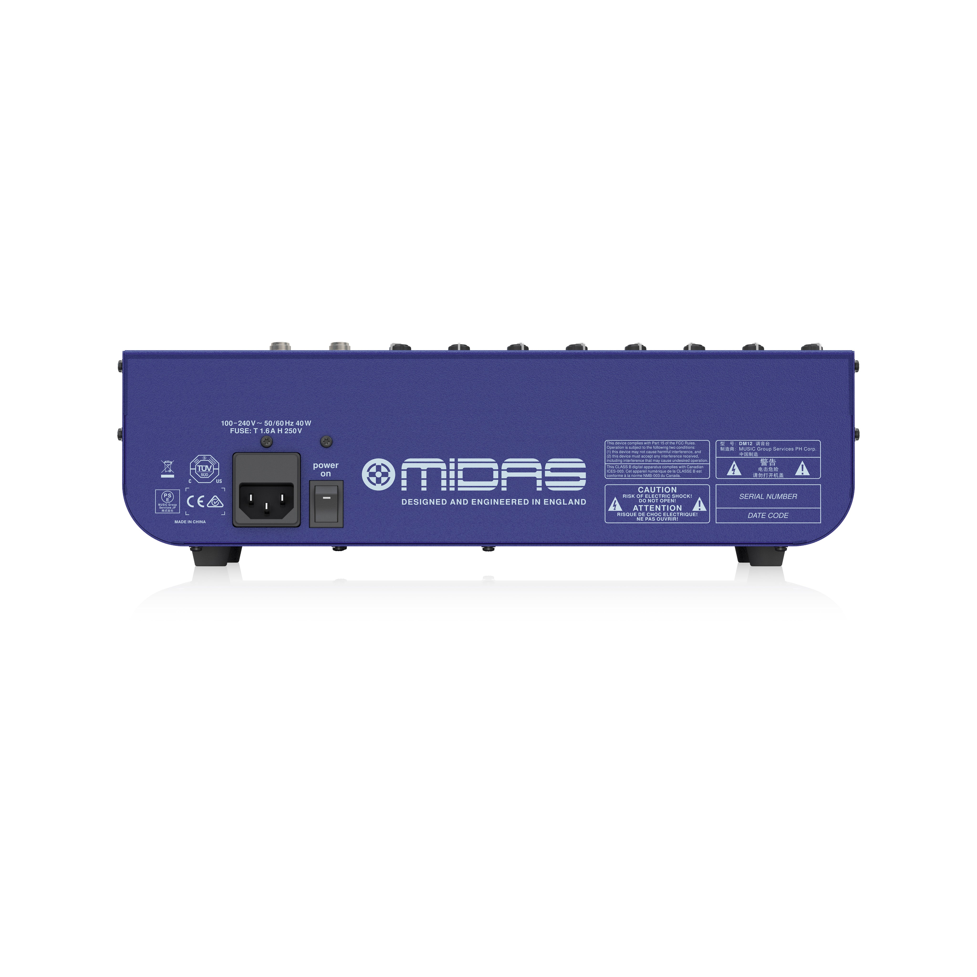 Midas DM12 12-channel Analog Mixer – Swee Lee Singapore