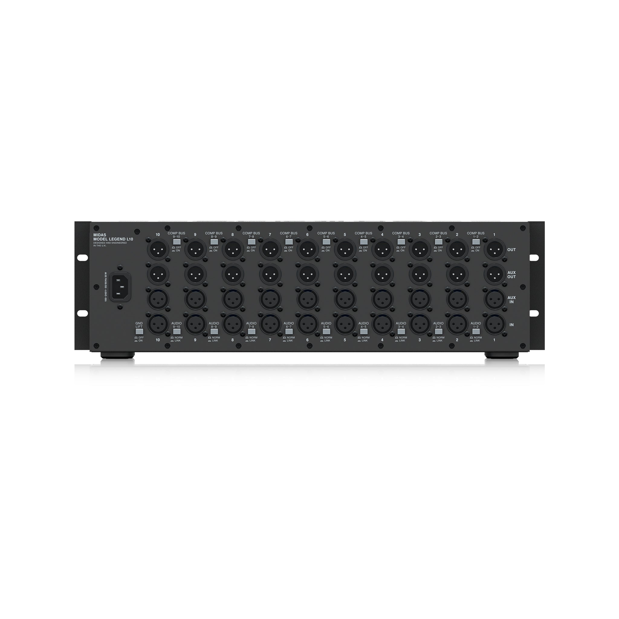 Midas L10 10-slot 500 Series Chassis – Swee Lee Singapore