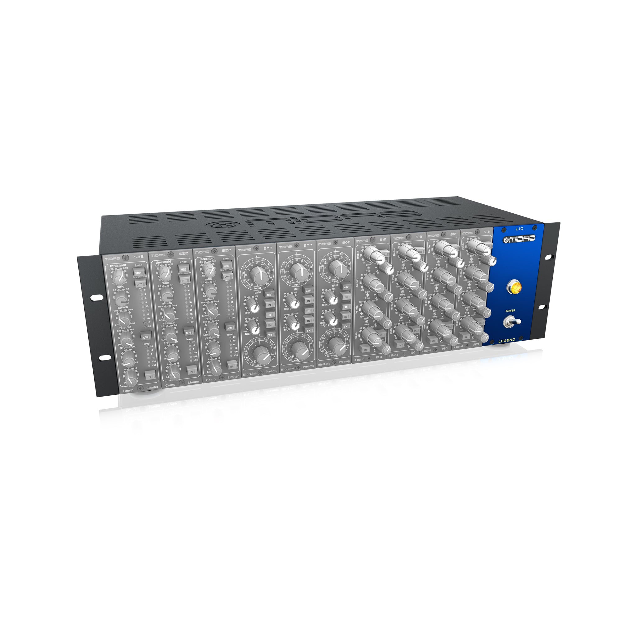 Midas L10 10-slot 500 Series Chassis – Swee Lee Singapore