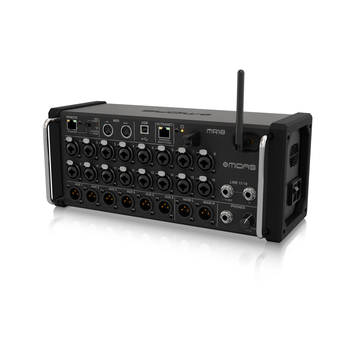 Midas MR18 18-Channel Tablet-Controlled Digital Mixer – Swee Lee
