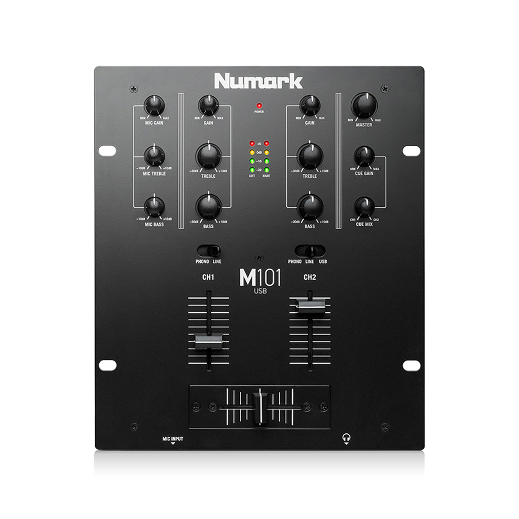 Numark M101 USB Black 2-Channel DJ Mixer – Swee Lee Singapore