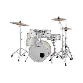 Pearl DMP905PC-229 Decade Maple 5-Piece Shell Pack (2016B/1007T/1208T/1414F/1455S), White Satin Pearl