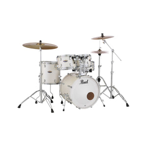 Pearl DMP905PC-229 Decade Maple 5-Piece Shell Pack (2016B/1007T/1208T/1414F/1455S), White Satin Pearl